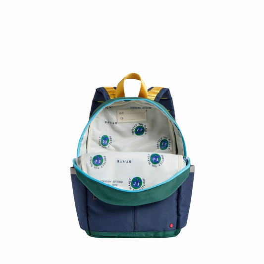 State Bags Customer Favorite - Kane Kids Mini Travel Backpack Color Block Green/Navy