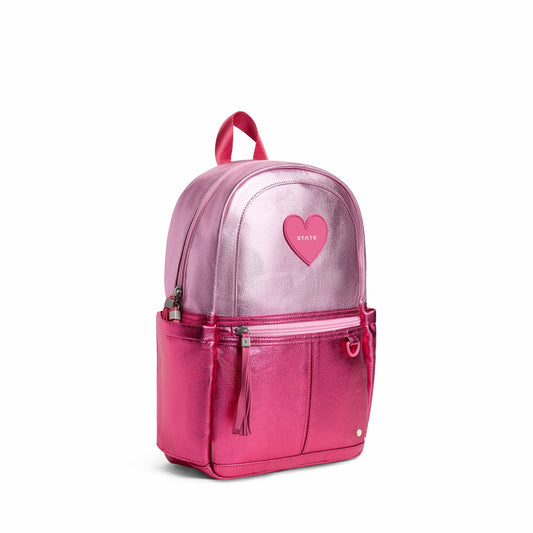 State Bags Best Seller - Kane Mini Backpack Metallic Pink/Hot Pink Colorblock