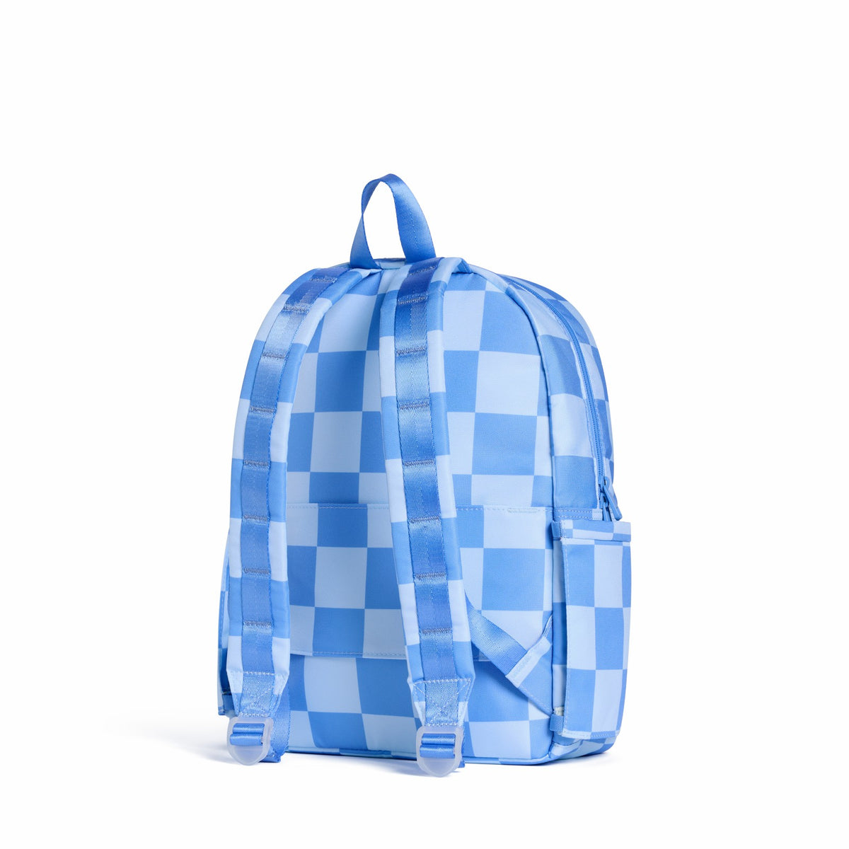 State Bags Latest - Kane Kids Travel Backpack Charms Blue Checkerboard