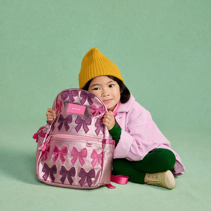 State Bags Popular - Kane Mini Backpack Metallic Patchwork Bows
