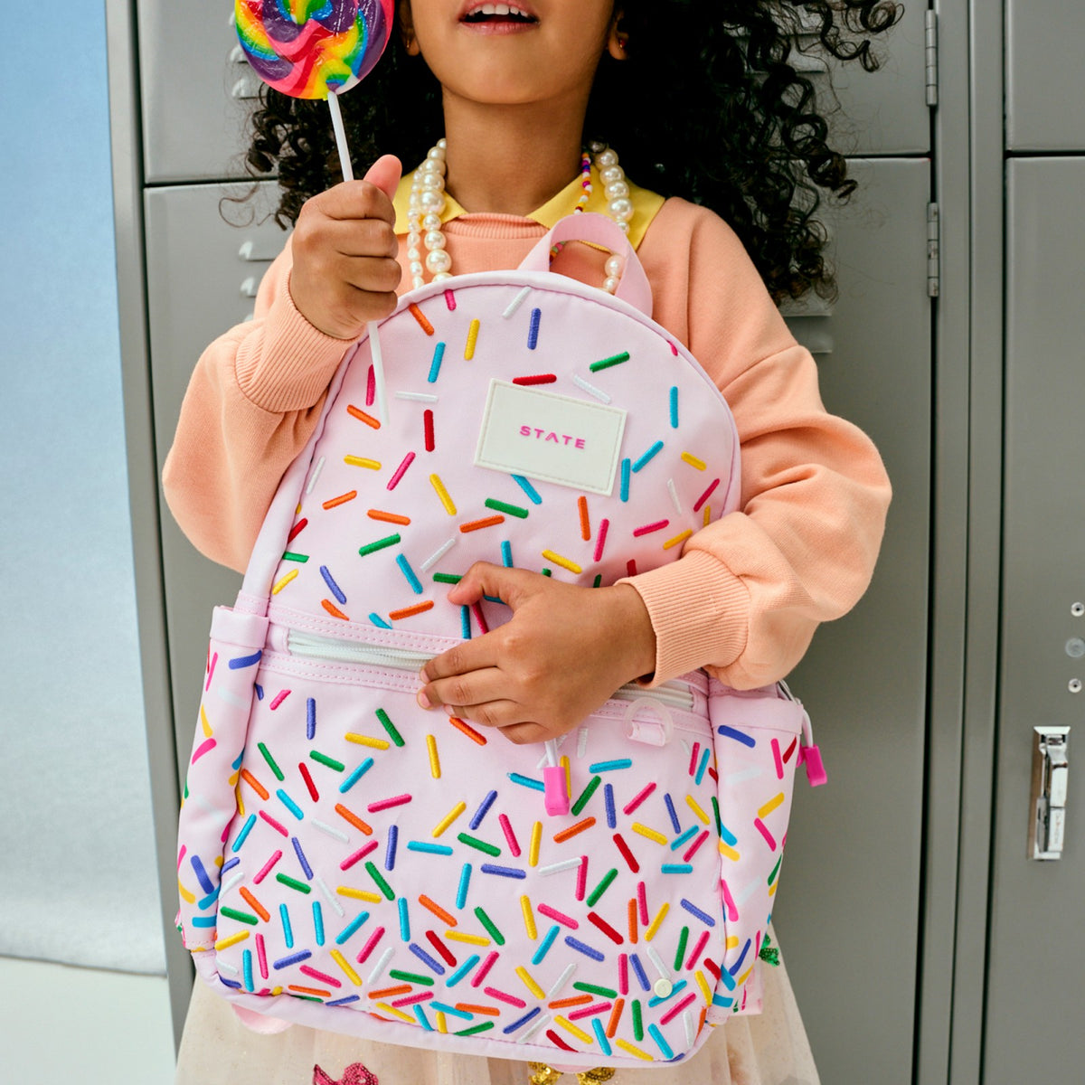 State Bags Hot Sale - Kane Kids Mini Backpack Recycled Polycanvas Sprinkles
