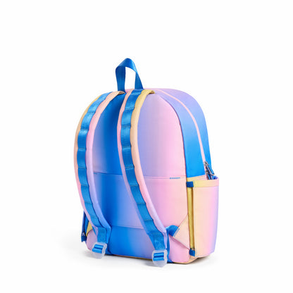 State Bags Best Seller - Kane Kids Backpack Polyester Canvas Blue/Pink/Yellow Gradient
