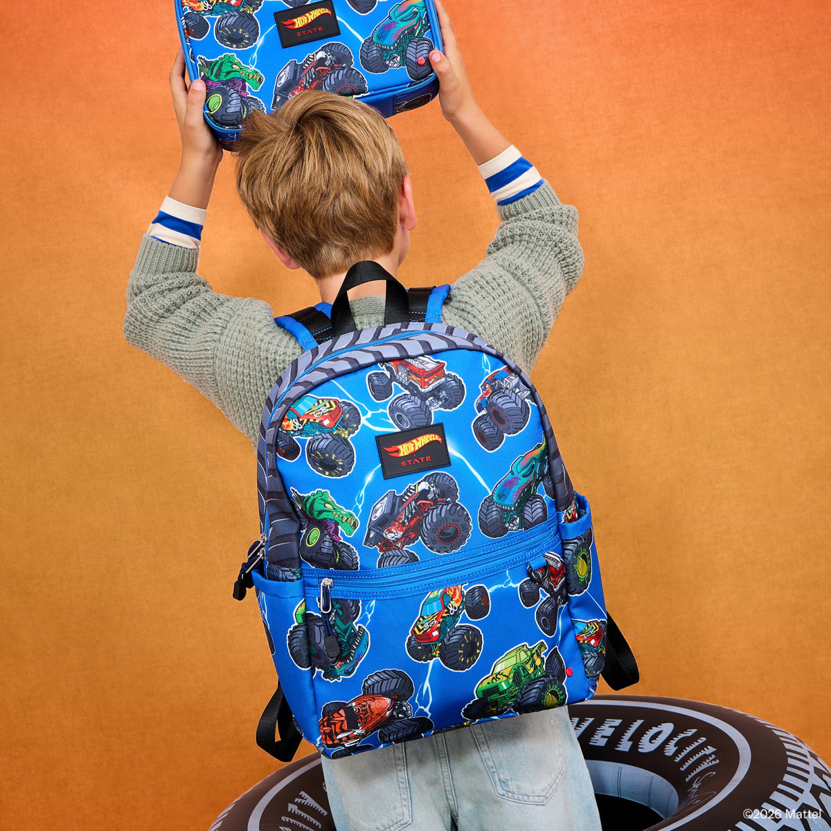 State Bags Exclusive - STATE x Hot Wheels™ Kane Backpack Hot Wheels™ Falling Trucks
