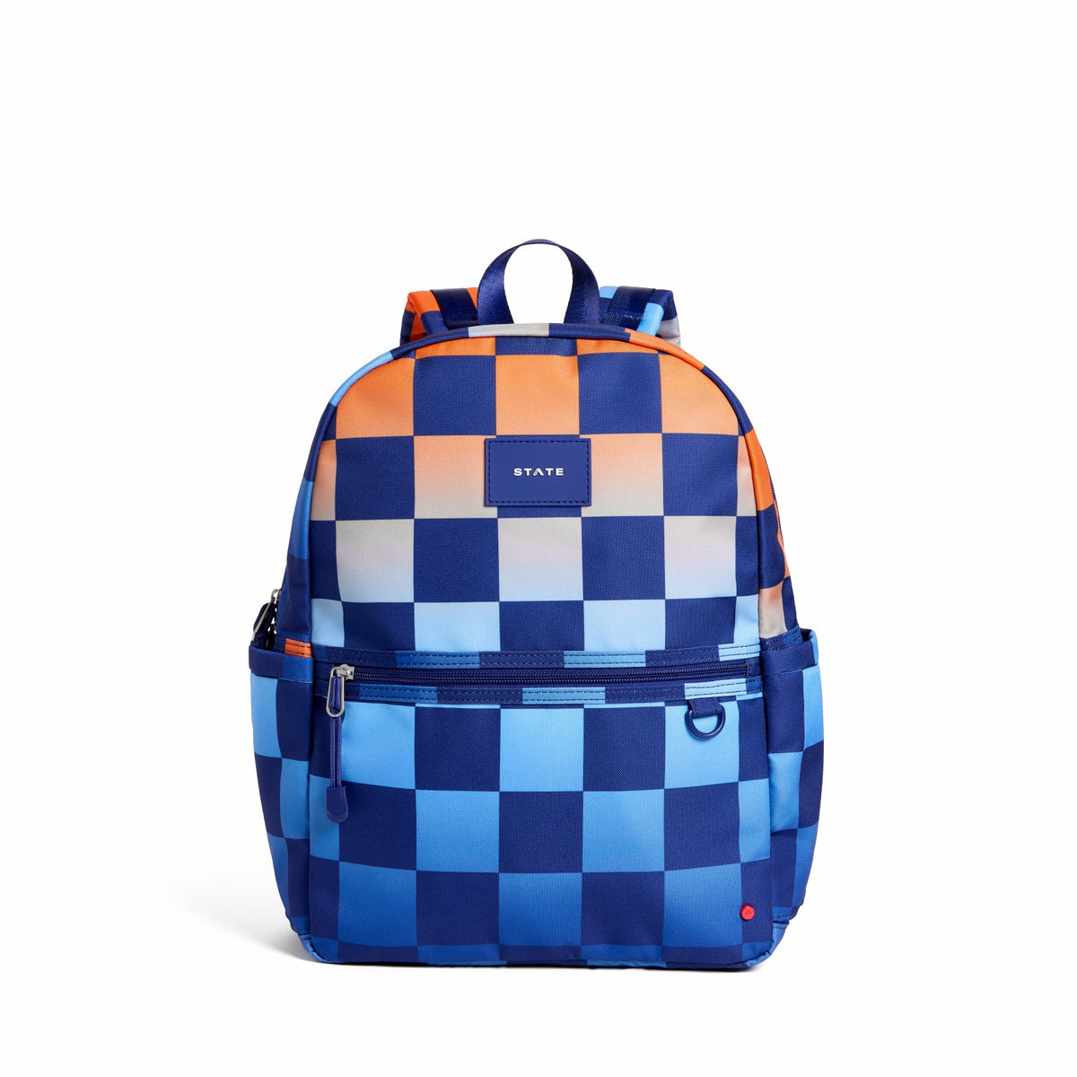 State Bags Discount - Kane Kids Travel Backpack Printed Canvas Gradient Checkerboard