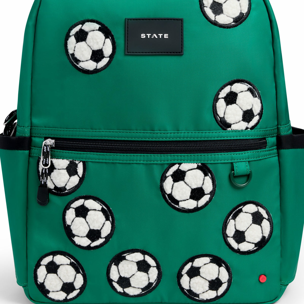 State Bags Classic - Kane Kids Backpack Nylon Fuzzy Soccer Balls