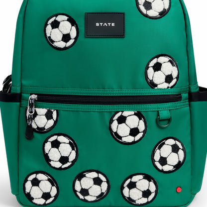 State Bags Classic - Kane Kids Backpack Nylon Fuzzy Soccer Balls