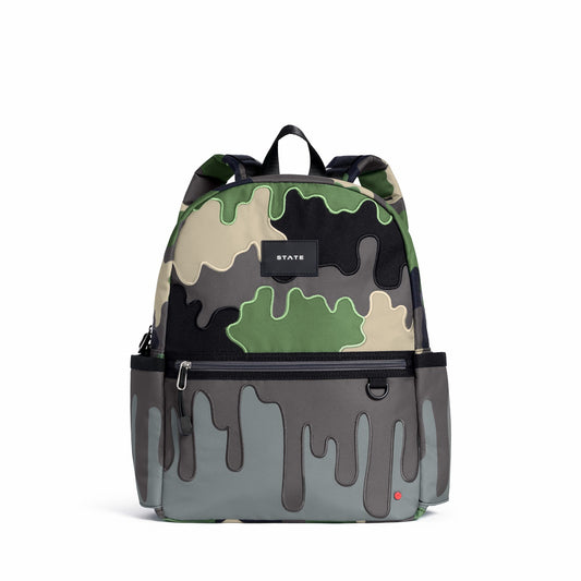 State Bags Featured - Kane Kids Travel Backpack Camo Drip