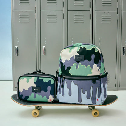 State Bags Featured - Kane Kids Travel Backpack Camo Drip