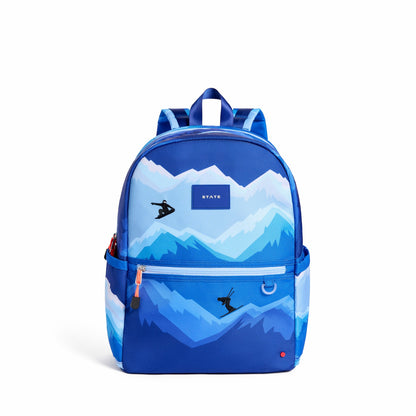 State Bags Deals - Kane Double Pocket Backpack Recycled Polycanvas Mountains