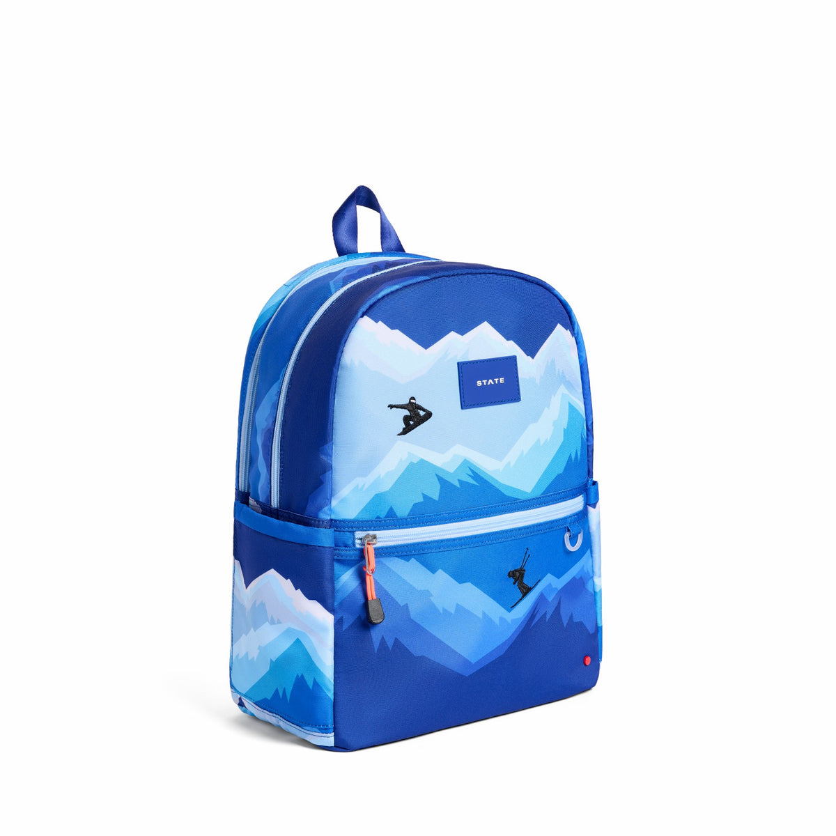State Bags Deals - Kane Double Pocket Backpack Recycled Polycanvas Mountains