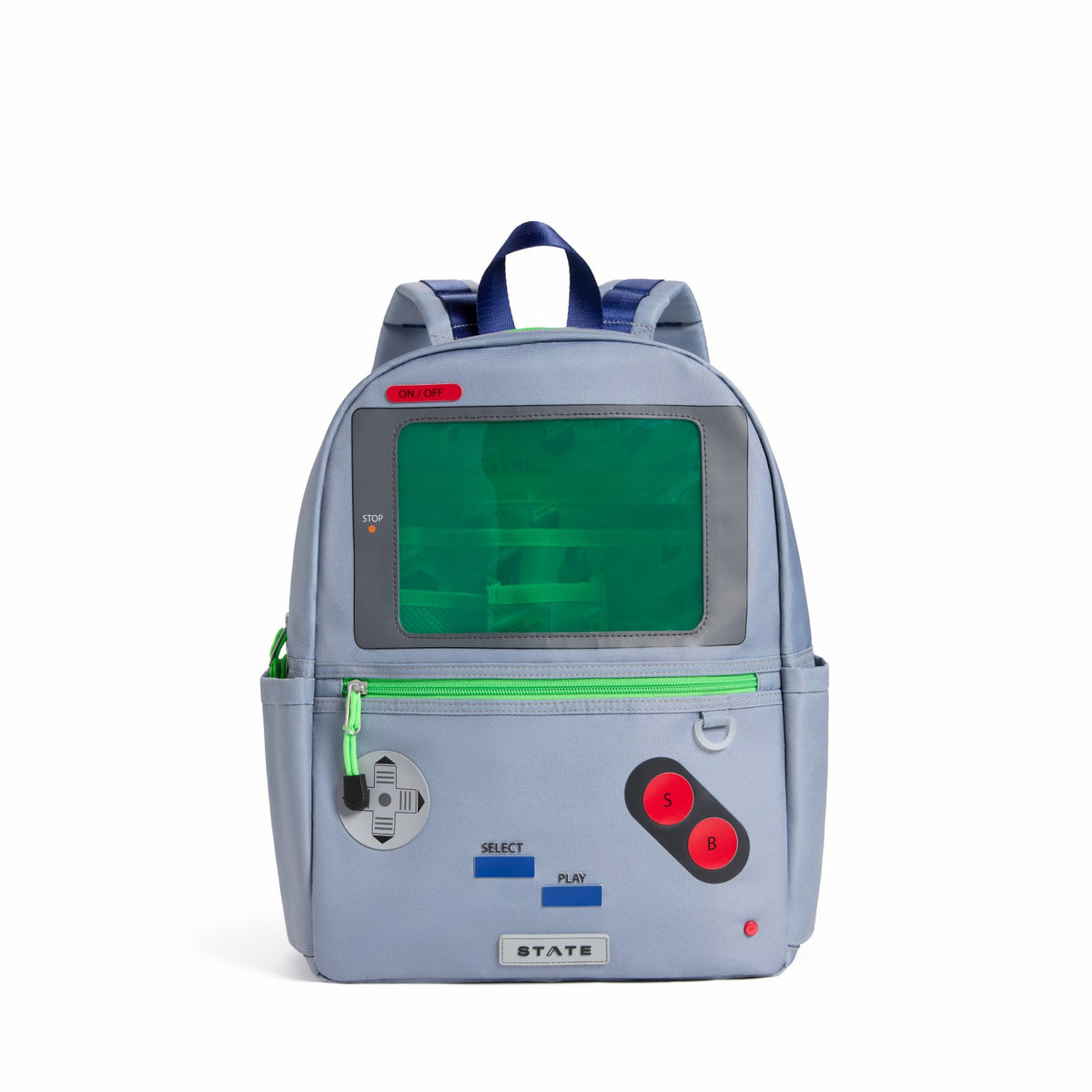 State Bags Top Pick - Kane Kids Travel Backpack Recycled Polycanvas Videogame