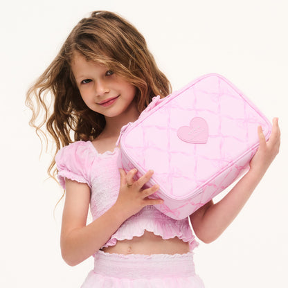 State Bags Signature - STATE x LoveShackFancy Rodgers Lunch Box Baby Bow / Pink Peppermint