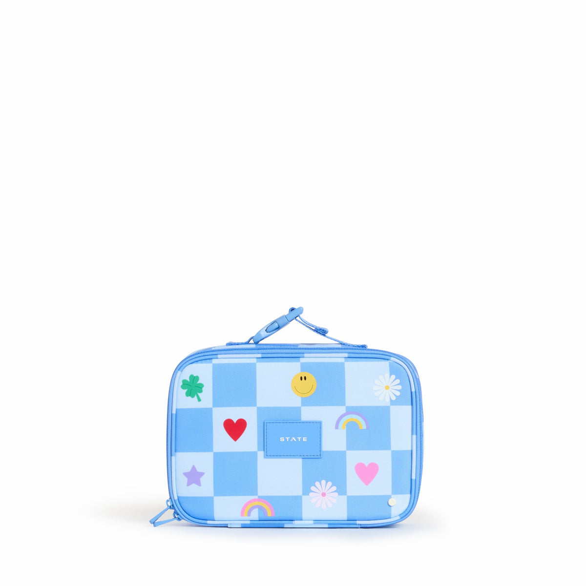 State Bags Hot Sale - Rodgers Lunch Box Recycled Polyester Canvas Charms Blue Check