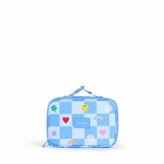 State Bags Hot Sale - Rodgers Lunch Box Recycled Polyester Canvas Charms Blue Check
