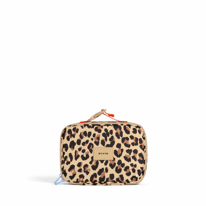 State Bags Hot Sale - Rodgers Lunch Box Recycled Poly Canvas Leopard