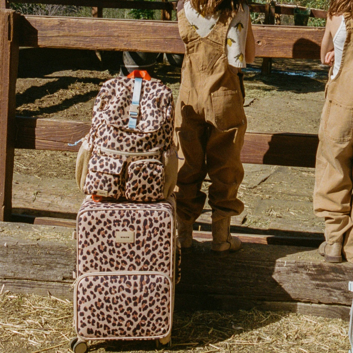 State Bags Best Price - Logan Carry-On Suitcase Leopard