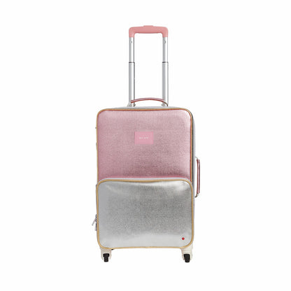 State Bags Trusted - Logan Suitcase Metallic Pink/Silver