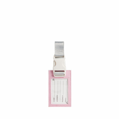 State Bags Sale - Logan Luggage Tag Metallic Pink/Silver