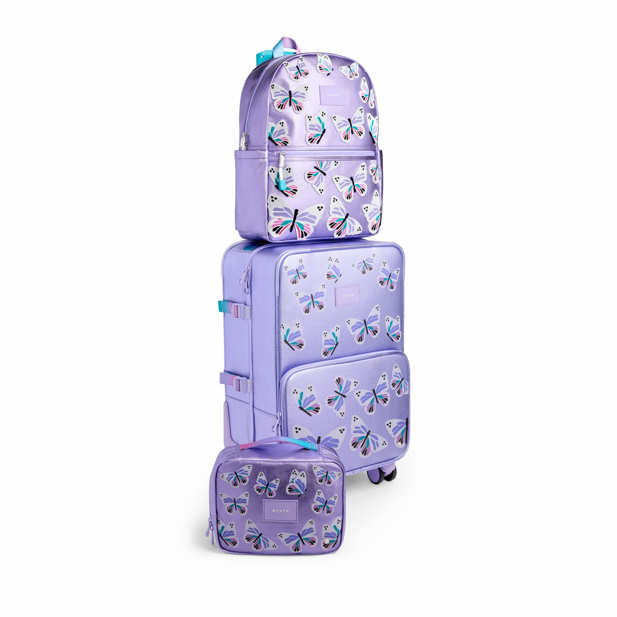 State Bags Hot Sale - Logan Suitcase Metallic Butterfly