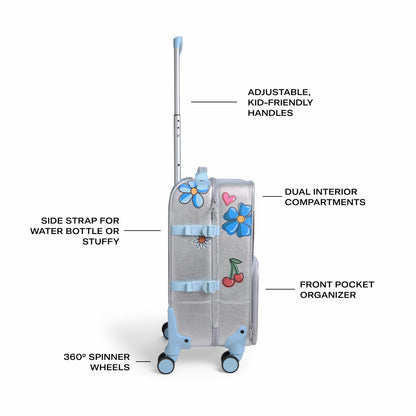 State Bags Value - Logan Carry-On Suitcase Metallic Graffiti
