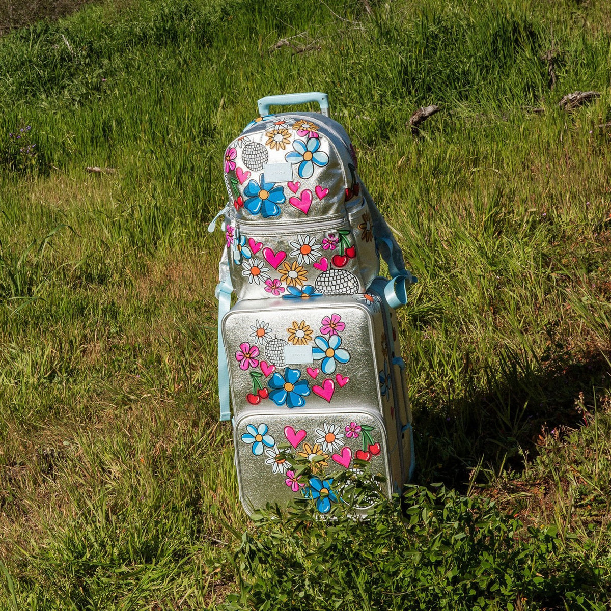 State Bags Value - Logan Carry-On Suitcase Metallic Graffiti