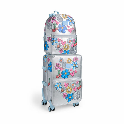 State Bags Value - Logan Carry-On Suitcase Metallic Graffiti