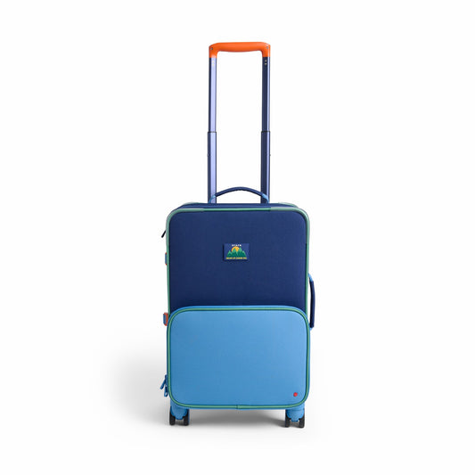 State Bags Smart Buy - Logan Carry-On Suitcase Blue Green Orange