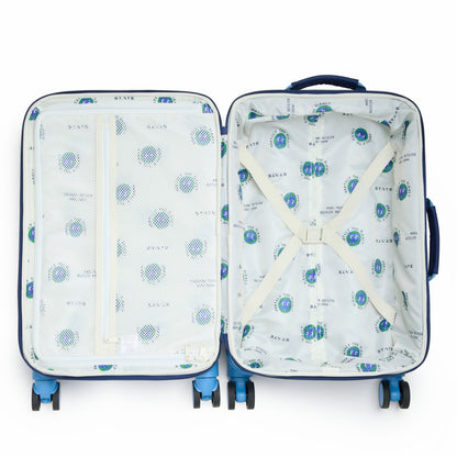 State Bags Smart Buy - Logan Carry-On Suitcase Blue Green Orange