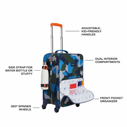 State Bags Popular - Logan Suitcase Printed Canvas Camo