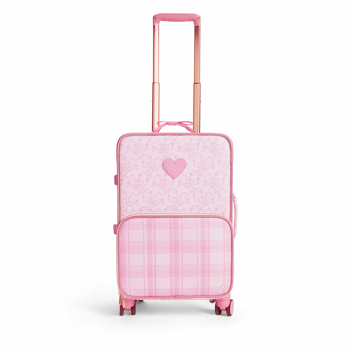 State Bags Best Price - STATE x LoveShack Fancy Logan Carry-On Suitcase Polyester Canvas Pink Vanilla