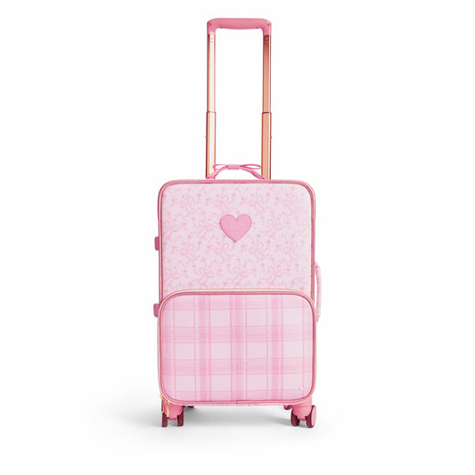 State Bags Best Price - STATE x LoveShack Fancy Logan Carry-On Suitcase Polyester Canvas Pink Vanilla