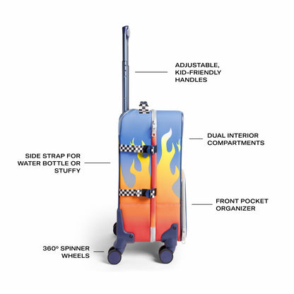 State Bags Discount - STATE x Hot Wheels™ Logan Carry-On Suitcase Hot Wheels™ Flames