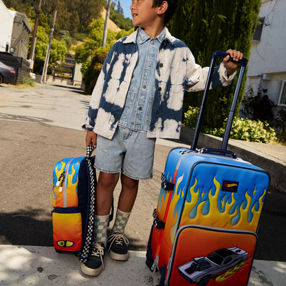 State Bags Discount - STATE x Hot Wheels™ Logan Carry-On Suitcase Hot Wheels™ Flames