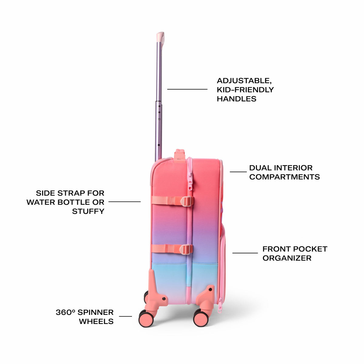 State Bags Deals - Logan Suitcase Nylon Puffer Sunset