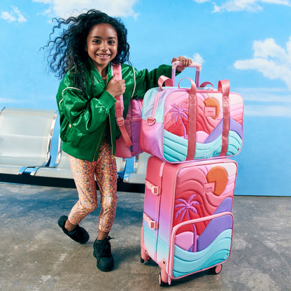 State Bags Deals - Logan Suitcase Nylon Puffer Sunset