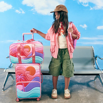 State Bags Deals - Logan Suitcase Nylon Puffer Sunset