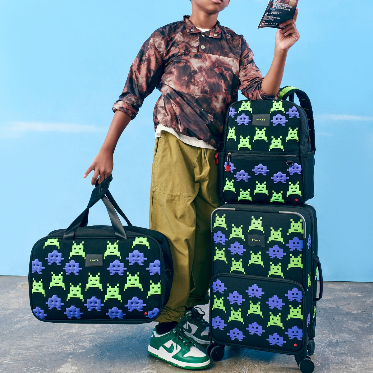 State Bags Classic - Rockaway Duffle Intarsia Arcade