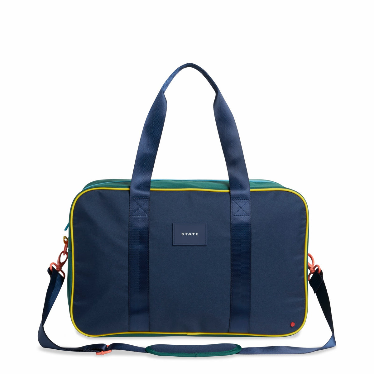 State Bags Trusted - Rockaway Duffle Polyester Canvas Green/Navy