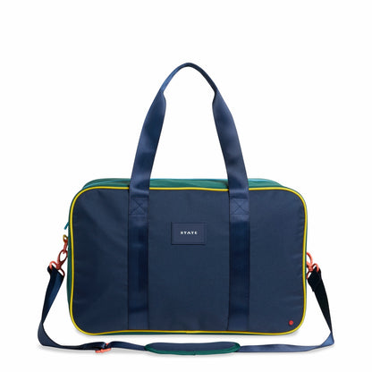 State Bags Trusted - Rockaway Duffle Polyester Canvas Green/Navy