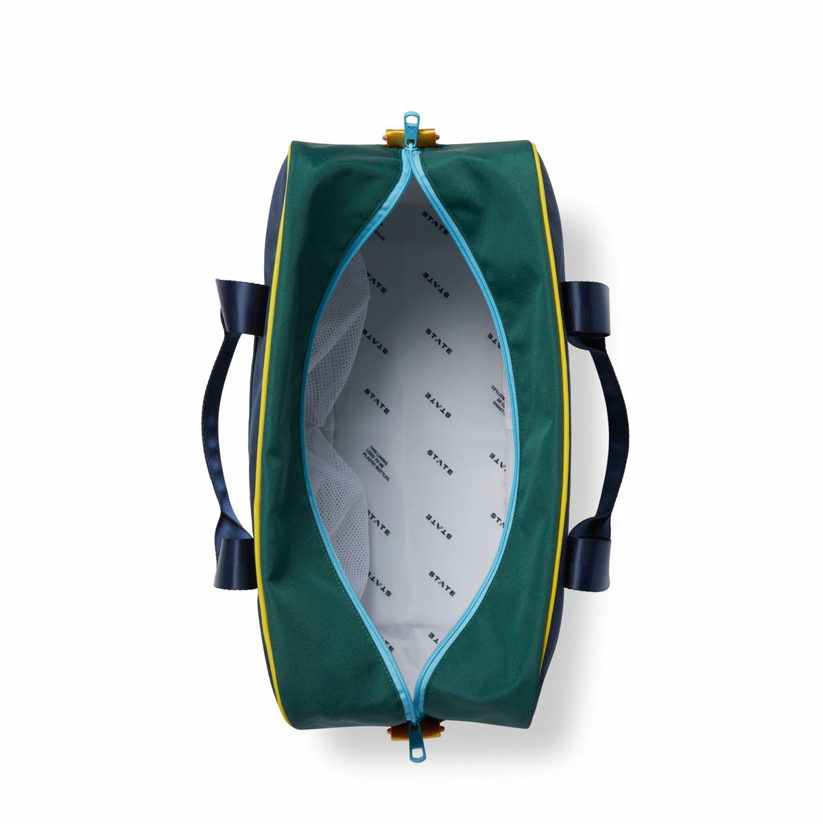 State Bags Trusted - Rockaway Duffle Polyester Canvas Green/Navy