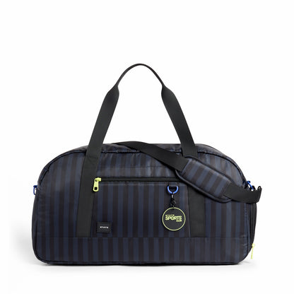State Bags Essential - Fenway Sports Duffle Black Grey Striped