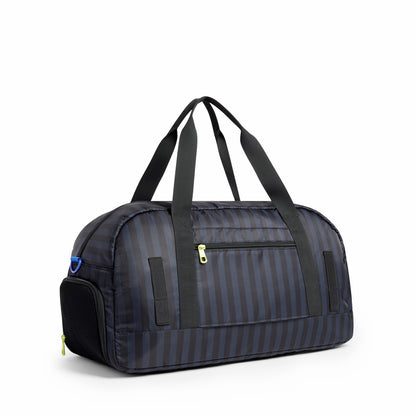 State Bags Essential - Fenway Sports Duffle Black Grey Striped