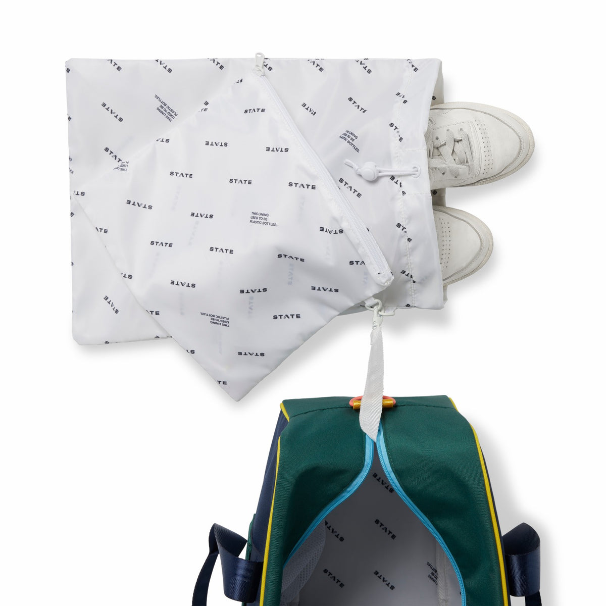 State Bags Featured - Rockaway Duffle Metallic 3D Hearts