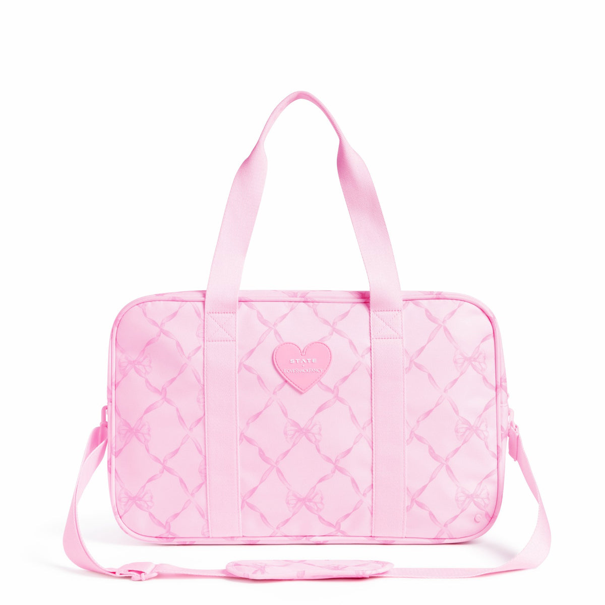 State Bags Signature - Rockaway Duffle Polyester Canvas Pink Peppermint