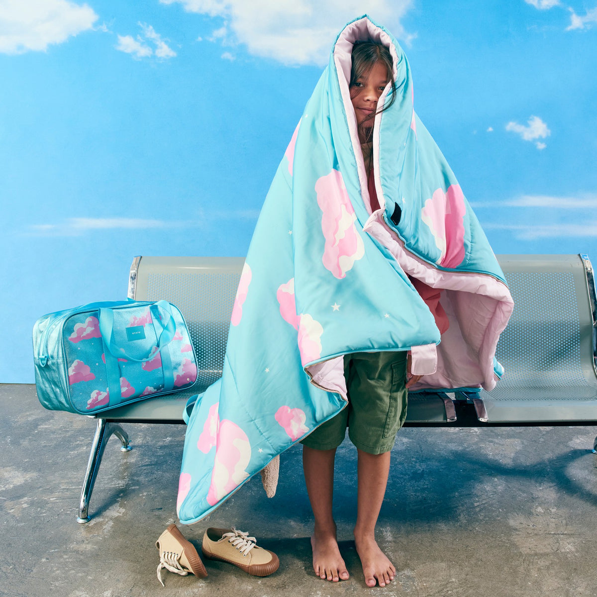 State Bags Signature - Redwood Sleeping Bag 70D Poly Clouds