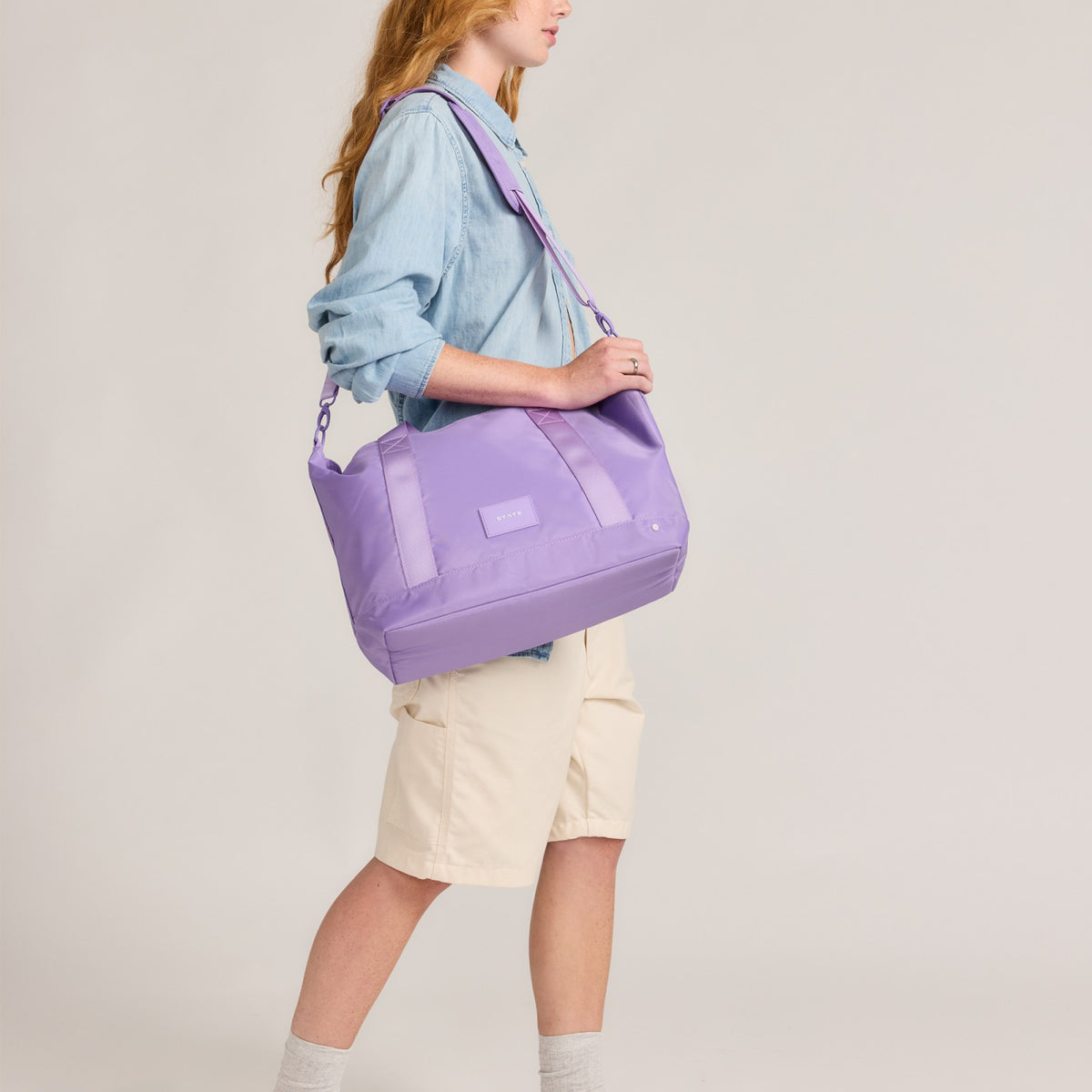 State Bags Signature - Graham Tote Nylon Purple