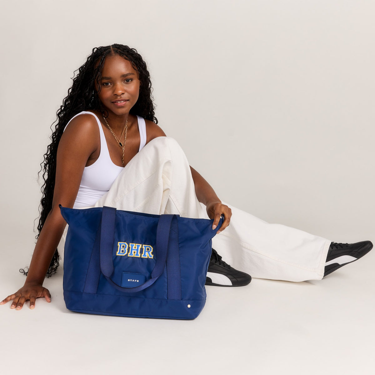 State Bags Latest - Graham Tote Nylon Navy