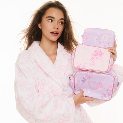 State Bags Sale - STATE x LoveShackFancy Travel Pouch Set Nylon Confetti Bloom / Wildflower Blue