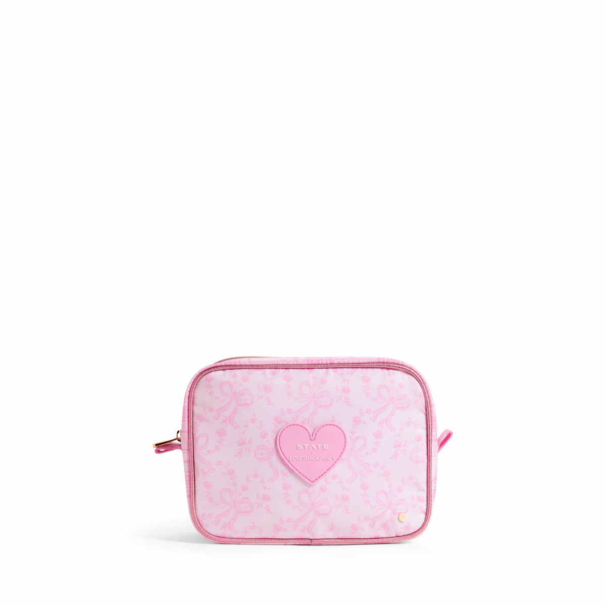 State Bags New - STATE x LoveShackFancy Travel Pouch Set Nylon Pink Vanilla