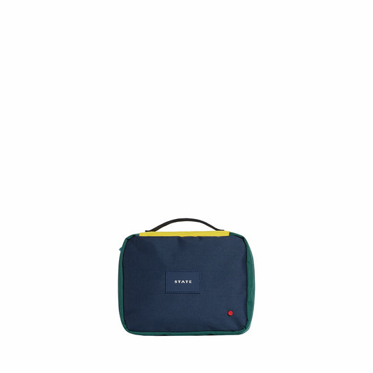 State Bags Everyday - Laguardia Dopp Kit Color Block Green/Navy